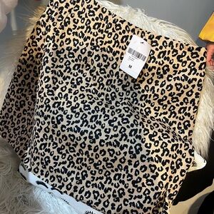Forever 21 Black and Tan Leopard Blouse